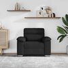 vidaXL Fauteuil 100x81x84 cm kunstleer zwart