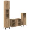 vidaXL Badkamermeubelset 3 st Artisan Eiken 30 x 30 x 190 cm