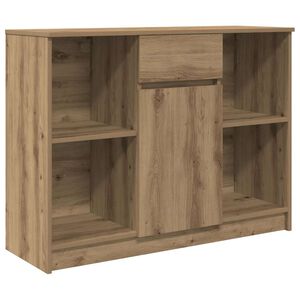 vidaXL Dressoir lade 101x35x76 cm spaanplaat artisanaal eikenkleurig