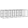 vidaXL Hondenkennel 14,52 m&sup2; staal