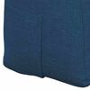 vidaXL Rugkussen Blauw 100 x 24 x 50 cm Stof