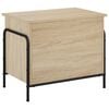 vidaXL Opbergbox Sonoma Eiken 80 x 40 x 49,5 cm Bewerkt hout