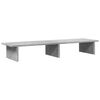 vidaXL Monitorstandaard 100x27x15 cm bewerkt hout betongrijs