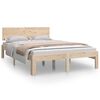 vidaXL Bedframe massief hout 120x190 cm