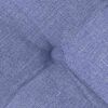 vidaXL Zitkussens 2 pcs Jeans Blauw 40 x 40 x 6 cm Stof