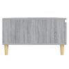 vidaXL Salontafel 90x60x35 cm bewerkt hout grijs sonoma eikenkleurig