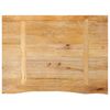 vidaXL Tafelblad met natuurlijke rand 80x60x3,8 cm massief mangohout