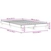 vidaXL Bedframe zonder matras hout sonoma eikenkleurig 120x200 cm