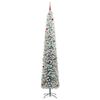 vidaXL Kunstkerstboom Groen 270 cm PVC en Staal en Kunststof