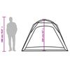 vidaXL Tent 4-persoons waterdicht snelontgrendeling groen