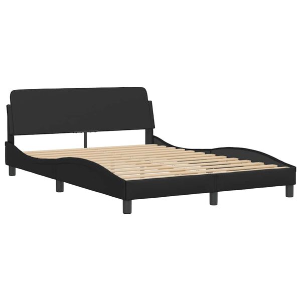 vidaXL Bedframe "Dover" kunstleer zwart 120x200 cm