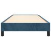 vidaXL Bedframe zonder matras 90x190 cm fluweel donkerblauw
