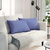 vidaXL Sofa Kussens 2 stuks Blauw 60 x 40 cm Stof