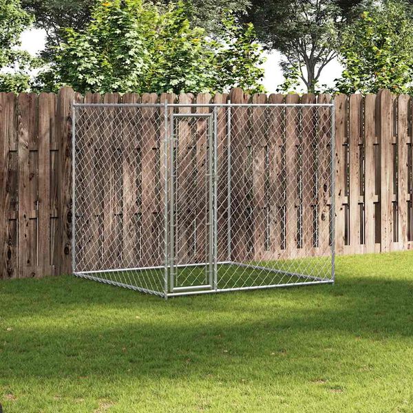 vidaXL Hondenkennel voor buiten 193x193x185 cm