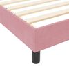 vidaXL Boxspringbed met hoofdeinde Roze 120 x 190 cm Fluweel