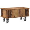 vidaXL TV-standaard Oudhout 68,5 x 35 x 35 cm Bewerkt hout