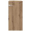 vidaXL Bijzettafel Artisan Eiken 29,6 x 29,6 x 60 cm Bewerkt hout