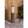 Luxform Solarlichtpaal LED voor buiten Idaho zilver 39135