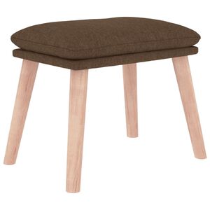 vidaXL Voetenbank 45x29,5x35 cm stof bruin