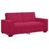 vidaXL Tweezitsbank 180x78x84 cm fluweel wijnrood
