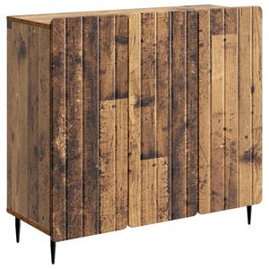 vidaXL Dressoir Oud hout 89 x 34,5 x 82 cm Bewerkt hout