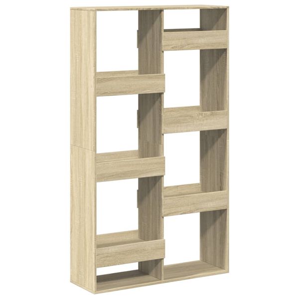 vidaXL Boekenkast 100x33x175 cm bewerkt hout sonoma eikenkleurig