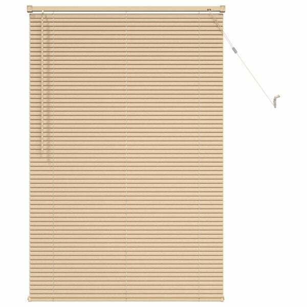 vidaXL Venetiaanse Blind Lichtbruin met Patroon 150 x 100 cm PVC