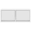 vidaXL Tv-meubelen 2 st 60x31x25,5 cm bewerkt hout wit