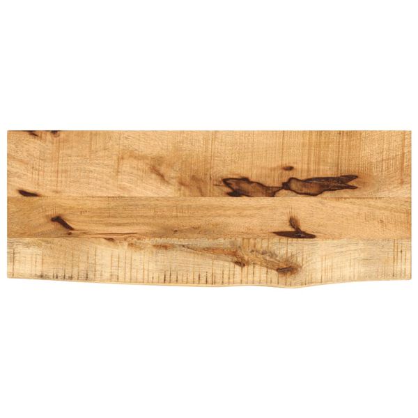 vidaXL Tafelblad met natuurlijke rand 90x20x2,5 cm massief mangohout