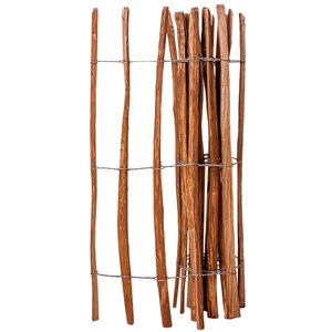 vidaXL Hek 120x250 cm hazelaarhout