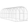 vidaXL Kippenhok zilver 600 x 200 x 200 cm Gegalvaniseerd staal
