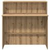 vidaXL Receptiebalie 100x50x103,5cm bewerkt hout artisanaal eikenkleur