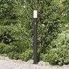 vidaXL Bolderverlichting met sensor 110 cm roestvrij staal IP44