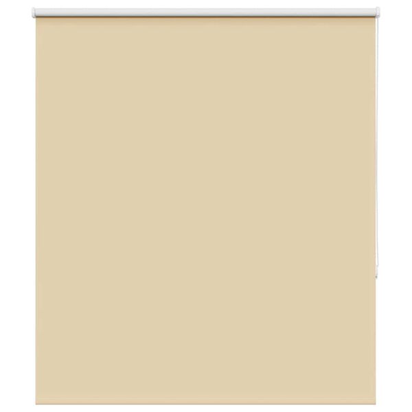 vidaXL Rolgordijn verduisterend 130x175 cm stofbreedte 126,6 cm beige