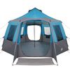 vidaXL Huisje Tent met dak Blauw en Grijs 405 x 405 x 273 cm