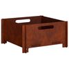vidaXL Vuurkorf Roestkleurig 40 x 40 x 20 cm weervast staal