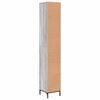 vidaXL Badkamer Kast met lade Grijs Sonoma 31,5 x 33 x 190 cm