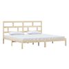 vidaXL Bedframe massief grenenhout 200x200 cm