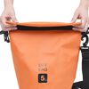 vidaXL Drybag 5 L PVC oranje