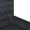 vidaXL Tuinopslagdoos Antraciet 55 x 53 x 57 cm Polypropyleen