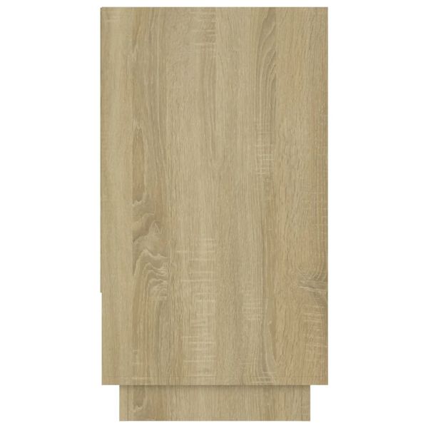 vidaXL Dressoir 70x41x75 cm bewerkt hout sonoma eikenkleurig