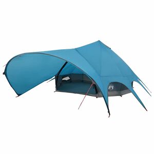 vidaXL Teepee Tent 9-Person met dak Blauw en Grijs 502 x 502 x 297 cm