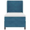 vidaXL Boxspringbed met matras Donkerblauw 200 x 80 cm Polyester
