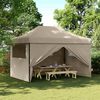 vidaXL Partytent Taupe 279 x 410 x 315 cm Oxford Stof