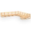 vidaXL 10-delige Loungeset massief grenenhout