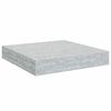 vidaXL Wandschappen 4 st zwevend 23x23,5x3,8 cm MDF betongrijs