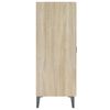 vidaXL Dressoir 69,5x34x90 cm bewerkt hout sonoma eikenkleurig