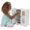 KidKraft Kleine poppen kledingkast 29,6x22,2x48 cm wit 60132