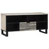 vidaXL TV Eenheden 100 x 33 x 46 cm Wit Bewerkt hout