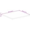 vidaXL Tafelblad rechthoekig 60x50x2,5 cm massief mangohout